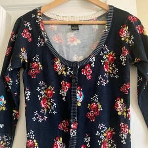 3- quarter length cardigan